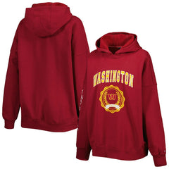 NFL Washington Commanders Tommy Hilfiger Women's Becca Drop Shoulder Pullover Hoodie