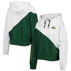 NFL Green Bay Packers DKNY Sport Women's Bobbi Color Blocked Pullover Hoodie