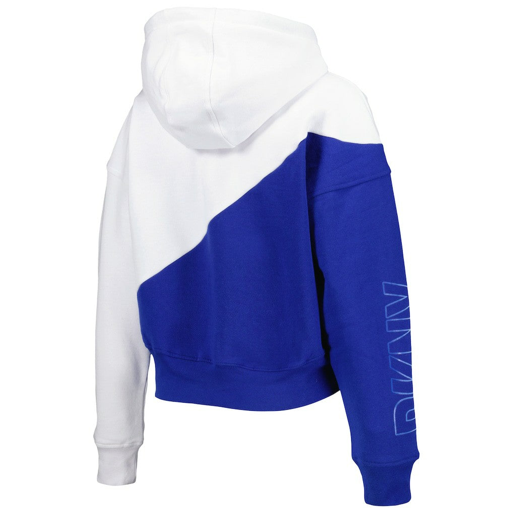 NFL Los Angeles Rams DKNY Sport Women's Bobbi Color Blocked Pullover Hoodie