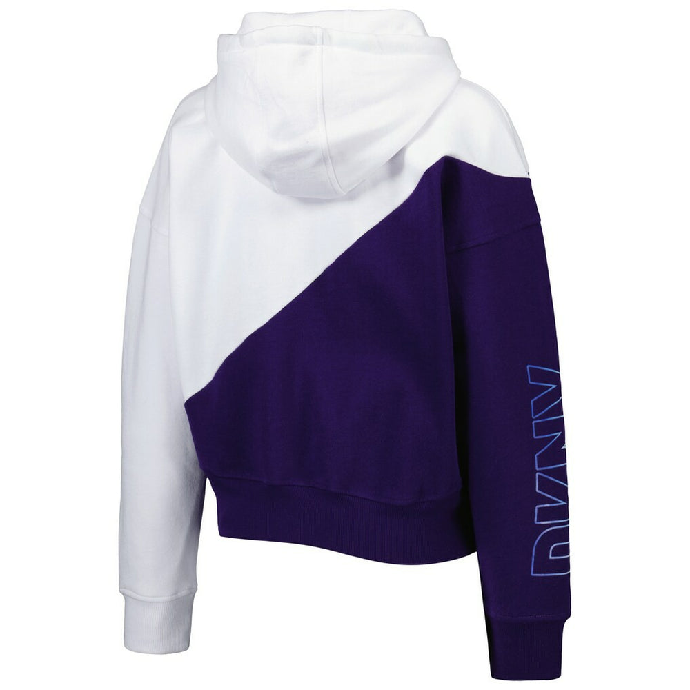 NFL Baltimore Ravens DKNY Sport Women's Bobbi Color Blocked Pullover Hoodie