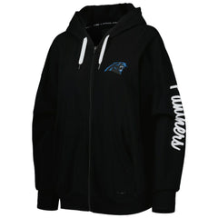 NFL Carolina Panthers MSX by Michael Strahan Women's Emerson Lightweight Full-Zip Hoodie