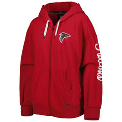 NFL Atlanta Falcons MSX by Michael Strahan Women's Emerson Lightweight Full-Zip Hoodie