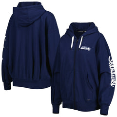 NFL Seattle Seahawks MSX by Michael Strahan Women's Emerson Lightweight Full-Zip Hoodie