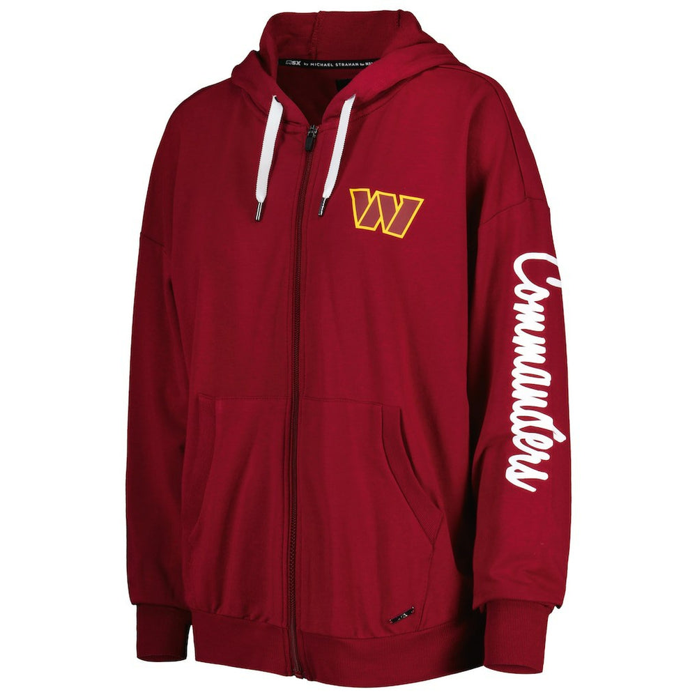 NFL Washington Commanders MSX by Michael Strahan Women's Emerson Lightweight Full-Zip Hoodie