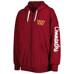 NFL Washington Commanders MSX by Michael Strahan Women's Emerson Lightweight Full-Zip Hoodie