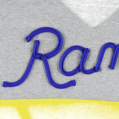 NFL Los Angeles Rams Touch Women's Outfield Deep V-Back Waist Length Pullover Sweatshirt