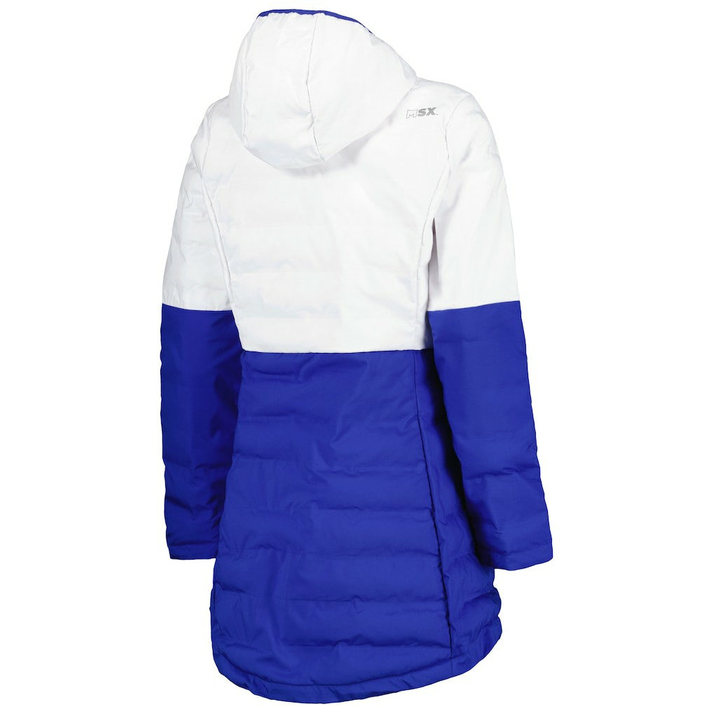 NFL Los Angeles Rams MSX by Michael Strahan Women's Willow Quilted Hoodie Full-Zip Jacket
