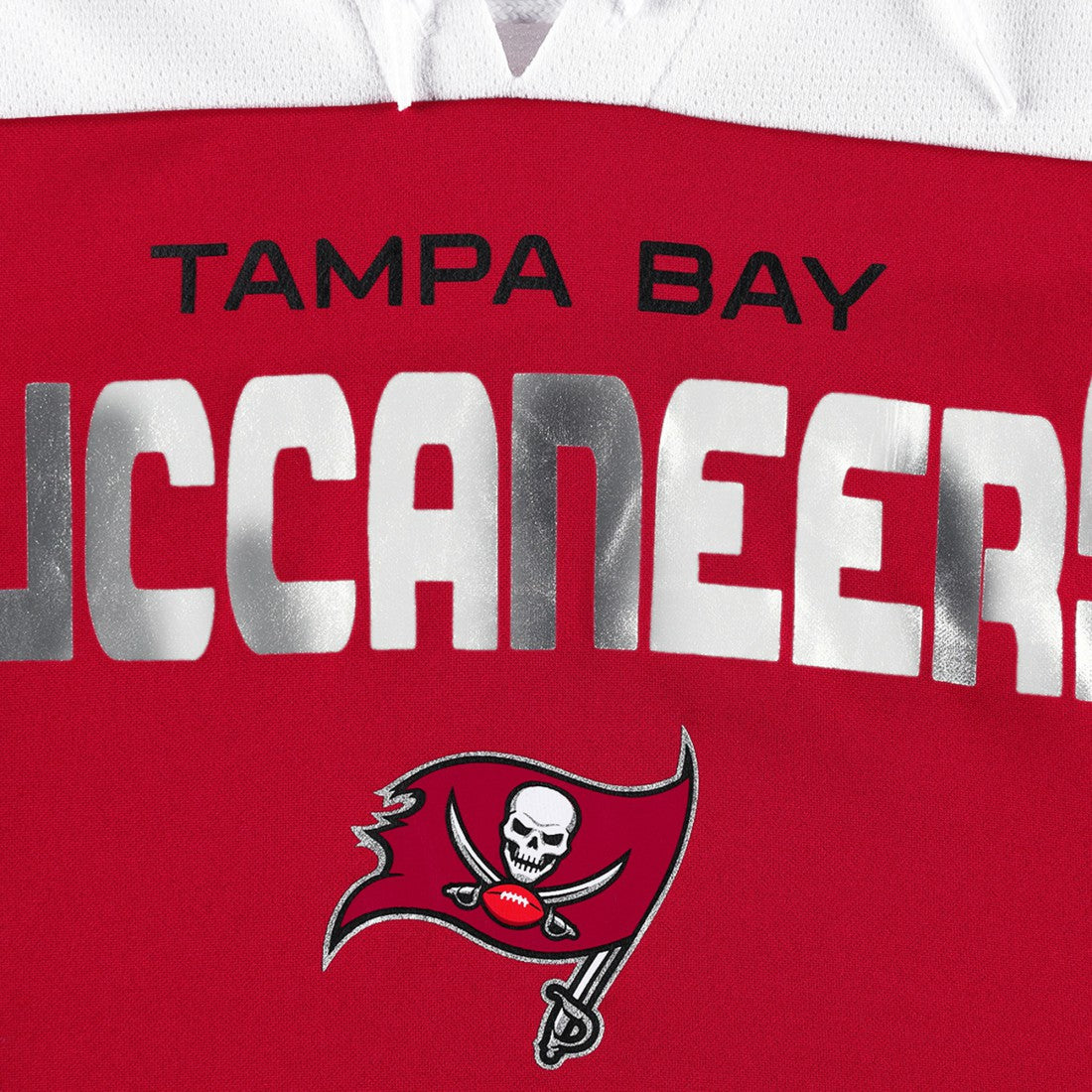 NFL Tampa Bay Buccaneers G-III 4Her by Carl Banks Women's Double Team 3/4-Sleeve Lace-Up T-Shirt