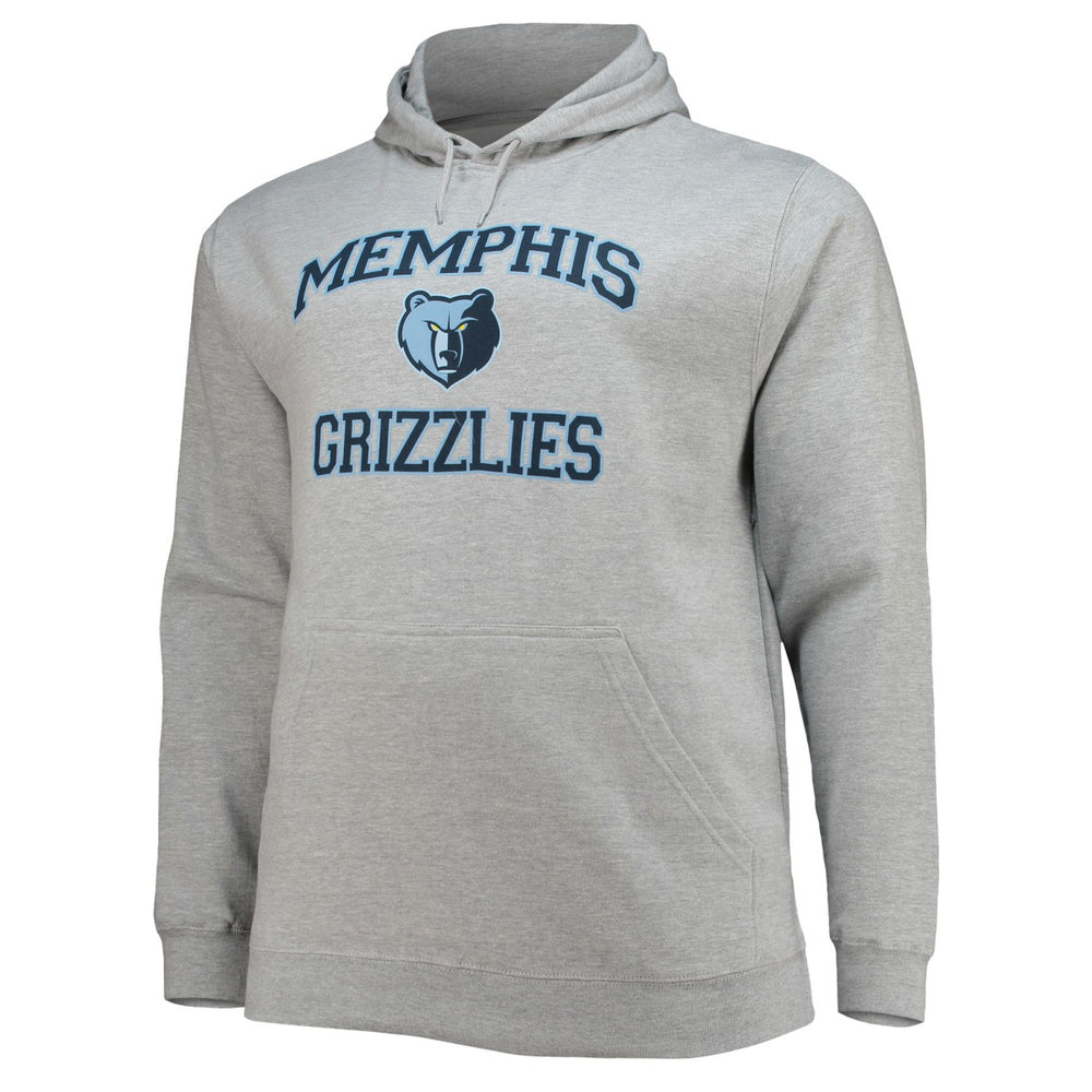 Memphis Grizzlies Big & Tall Heart & Soul Pullover Hoodie - Heathered Gray discount