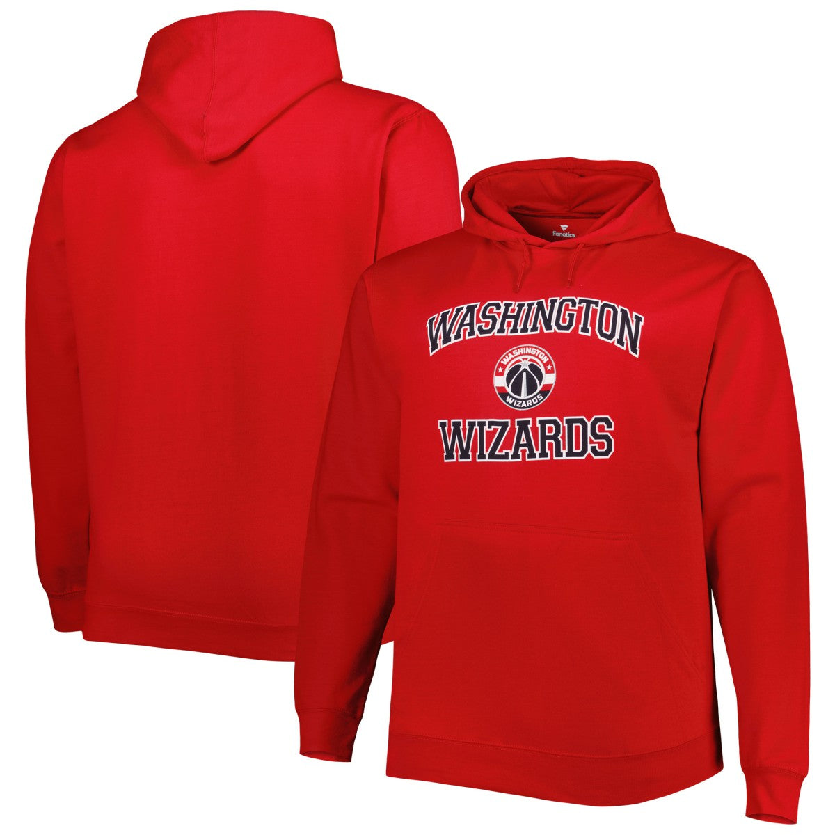 Washington Wizards Big & Tall Heart & Soul Pullover Hoodie - Red outlet