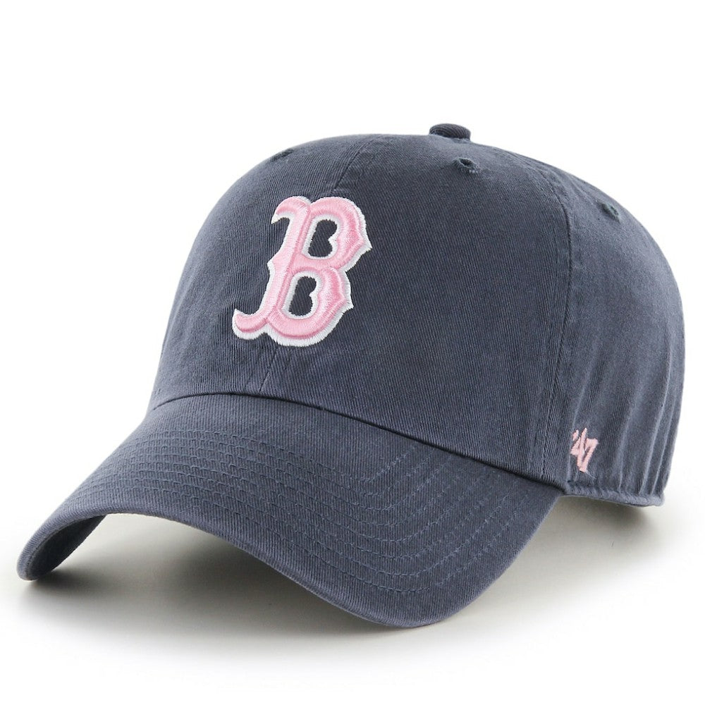 Boston Red Sox Youth Logo Clean Up Adjustable Hat - Navy | 47 brand