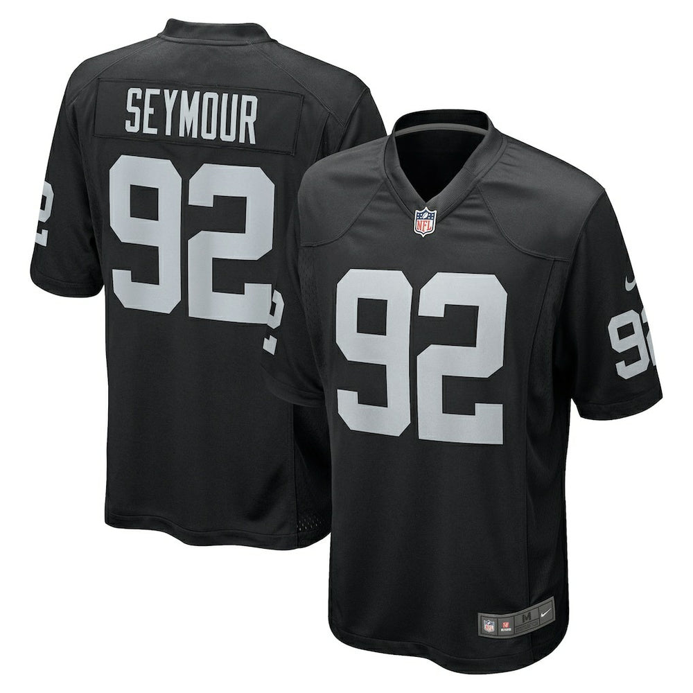 NFL Las Vegas Raiders Richard Seymour  Retired Player Game Jersey
