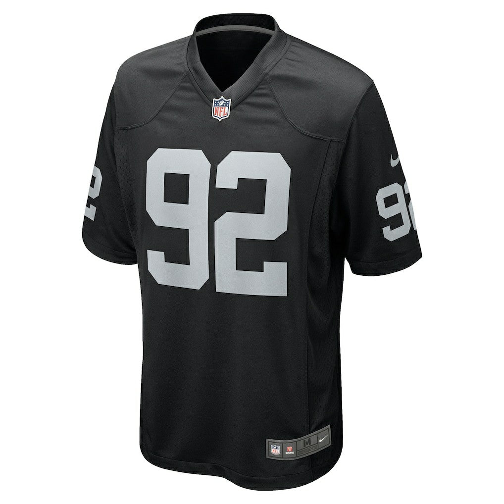 NFL Las Vegas Raiders Richard Seymour  Retired Player Game Jersey