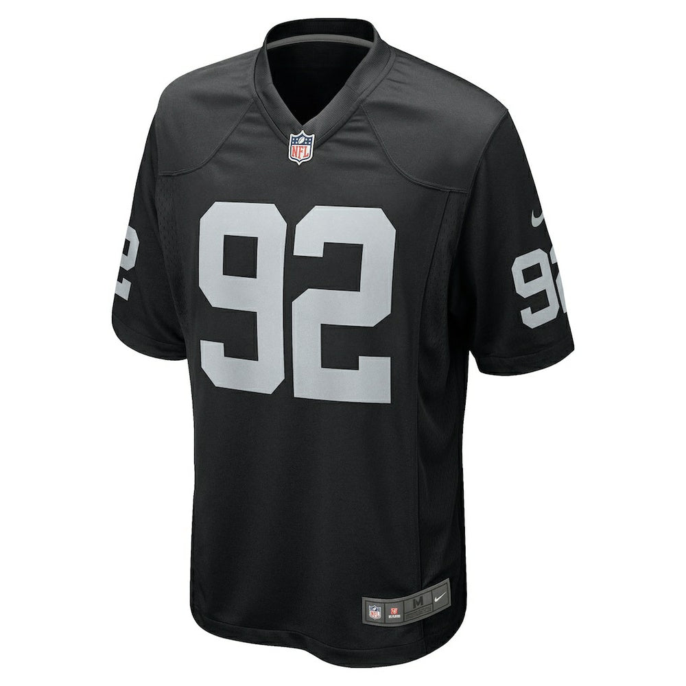 NFL Las Vegas Raiders Richard Seymour  Retired Player Game Jersey
