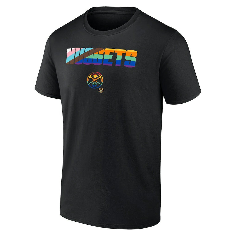 Denver Nuggets Pride T-Shirt sale - Black discount