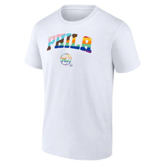 Philadelphia 76ers Pride T-Shirt - White discount