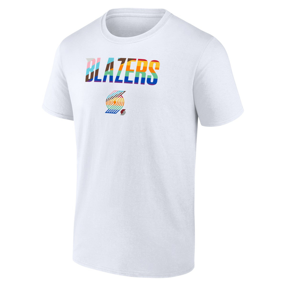 Portland Trail Blazers Pride T-Shirt - White discount
