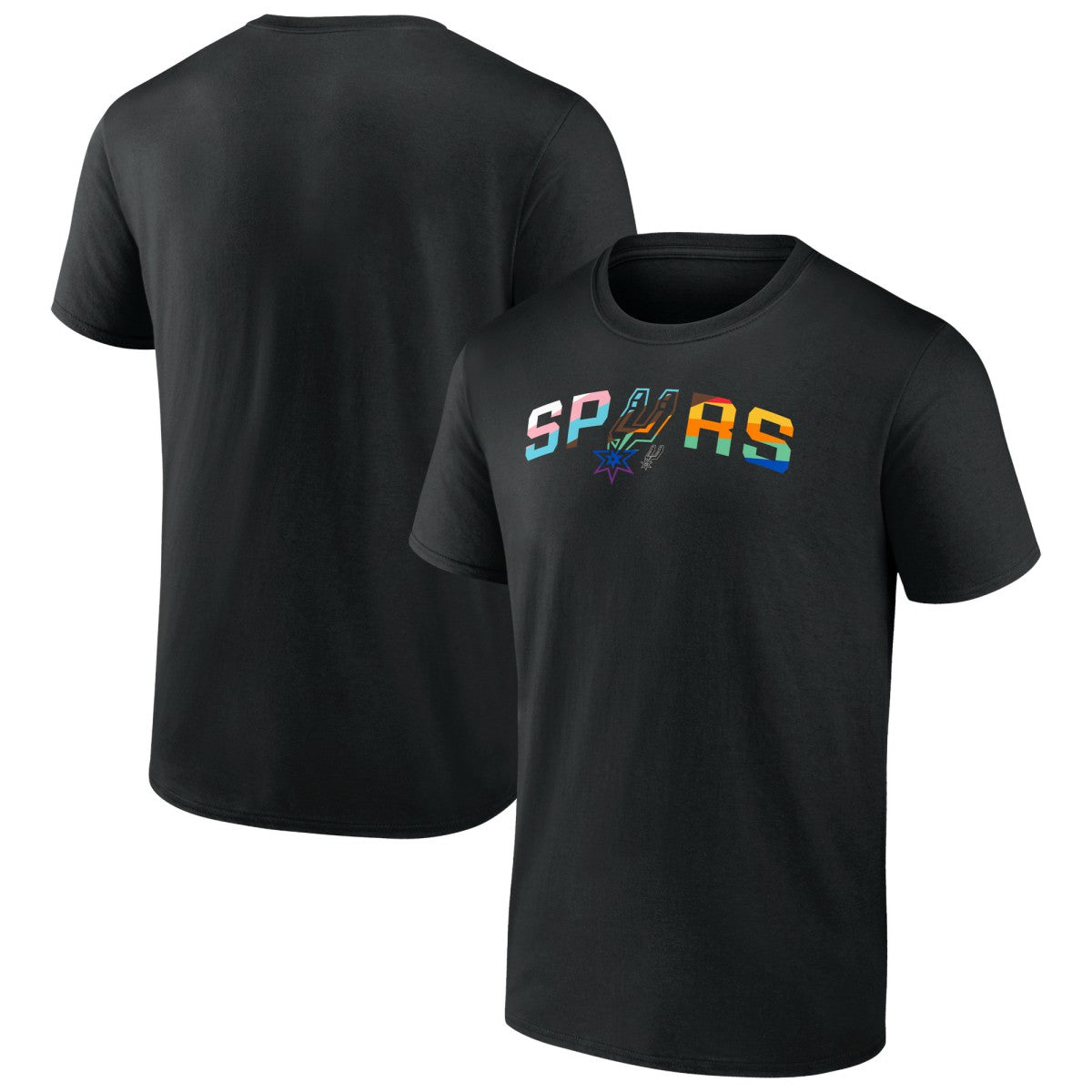 San Antonio Spurs Pride T-Shirt - Black for sale