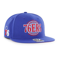 Philadelphia 76ers '47 High Post Captain Snapback Hat - Royal | 47 brand sale