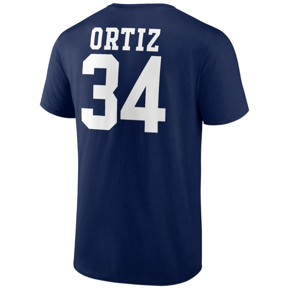 David Ortiz Boston Red Sox Logo Graphic T-Shirt - Navy