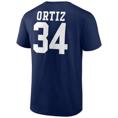 David Ortiz Boston Red Sox Logo Graphic T-Shirt - Navy