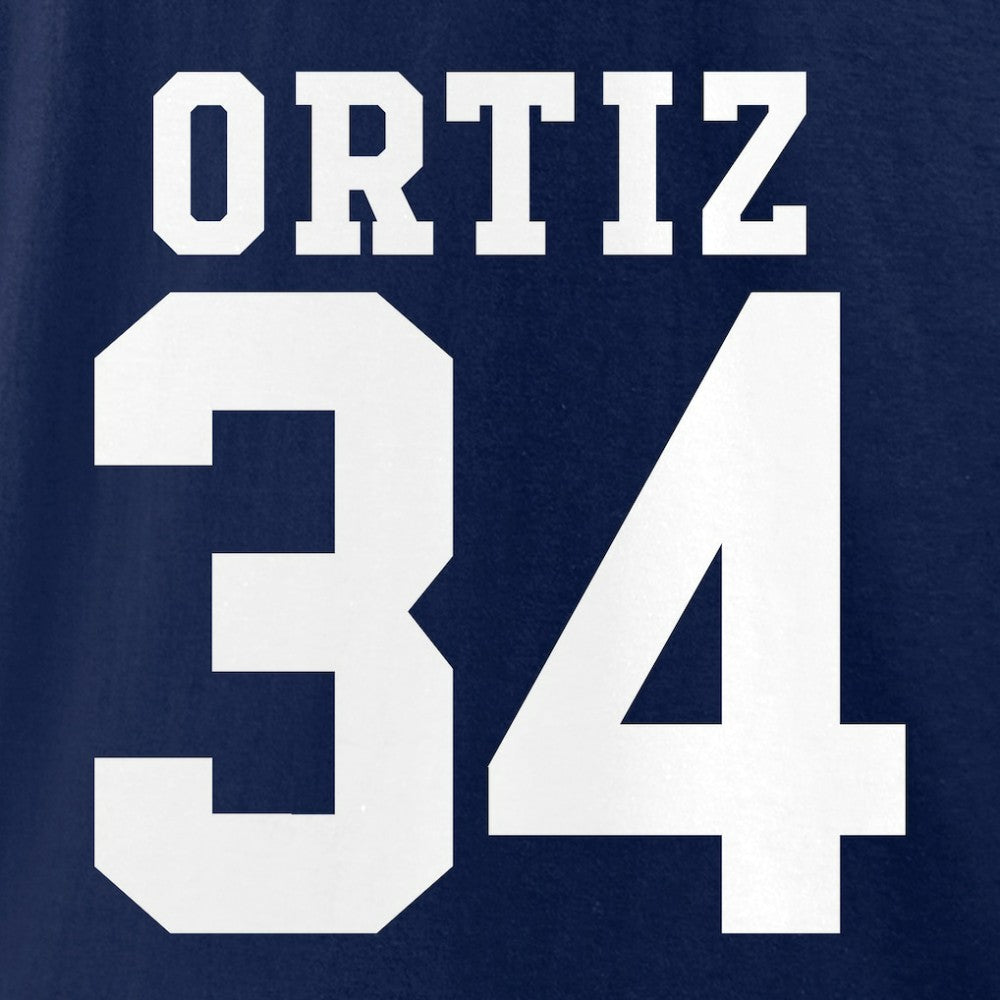 David Ortiz Boston Red Sox Logo Graphic T-Shirt - Navy