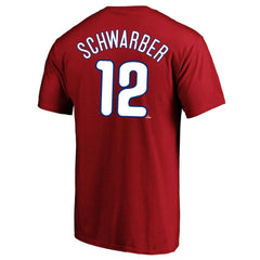 Kyle Schwarber Philadelphia Phillies Big & Tall Name & Number T-Shirt - Red