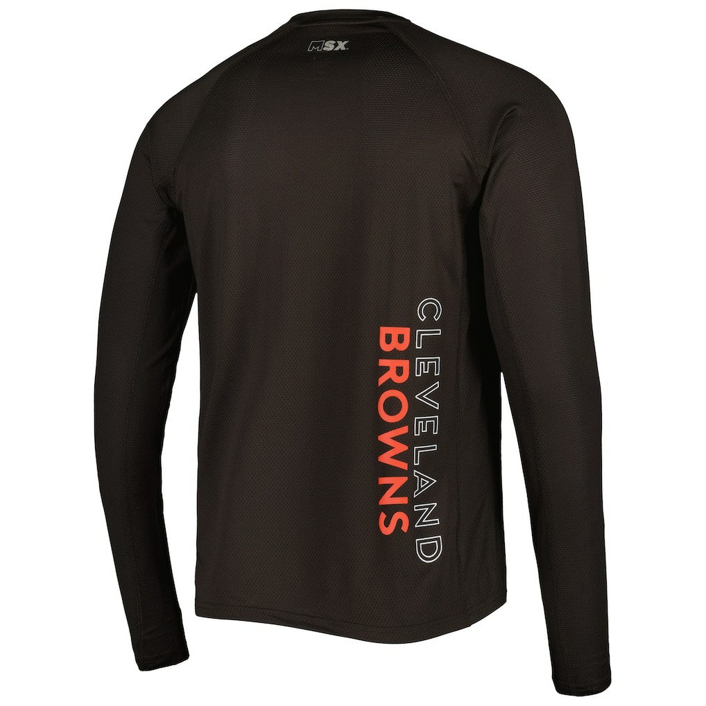 NFL Cleveland Browns MSX by Michael Strahan Interval Long Sleeve Raglan T-Shirt