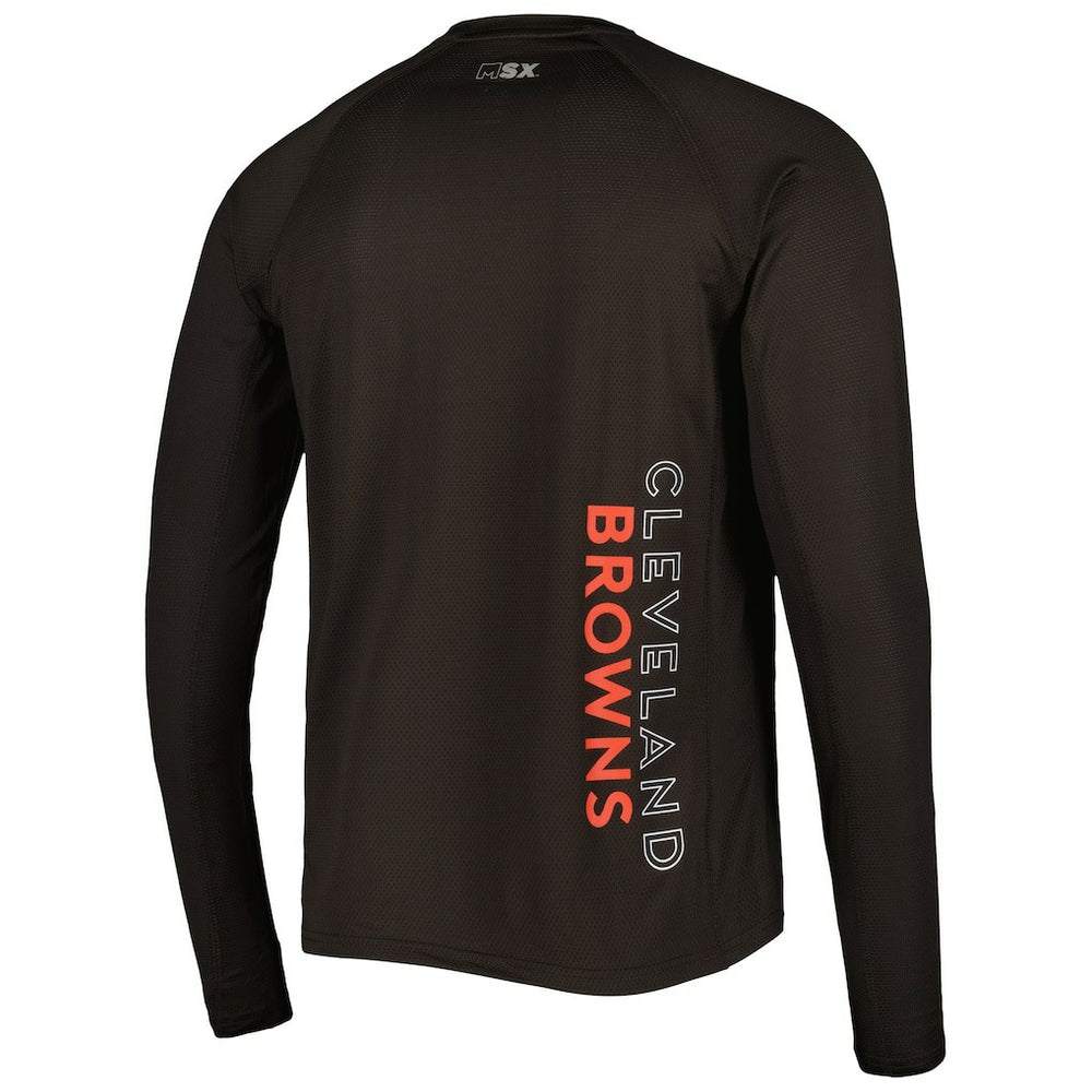 NFL Cleveland Browns MSX by Michael Strahan Interval Long Sleeve Raglan T-Shirt