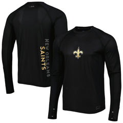 NFL New Orleans Saints MSX by Michael Strahan Interval Long Sleeve Raglan T-Shirt