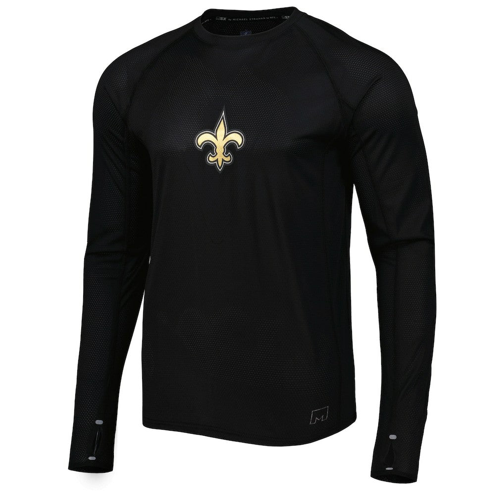 NFL New Orleans Saints MSX by Michael Strahan Interval Long Sleeve Raglan T-Shirt