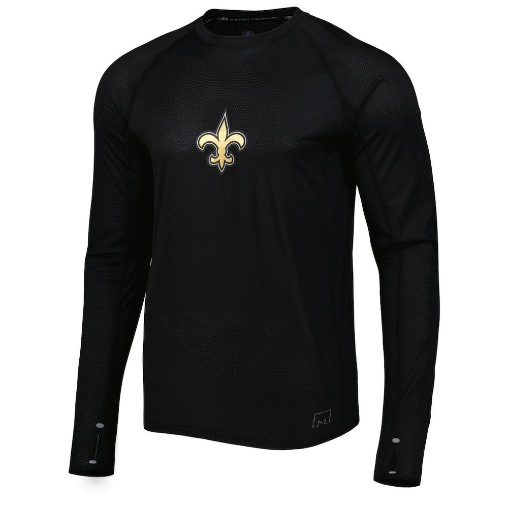 NFL New Orleans Saints MSX by Michael Strahan Interval Long Sleeve Raglan T-Shirt