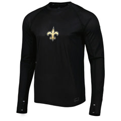 NFL New Orleans Saints MSX by Michael Strahan Interval Long Sleeve Raglan T-Shirt