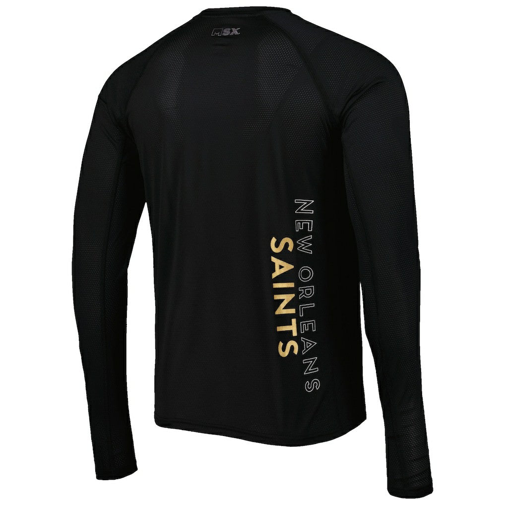 NFL New Orleans Saints MSX by Michael Strahan Interval Long Sleeve Raglan T-Shirt