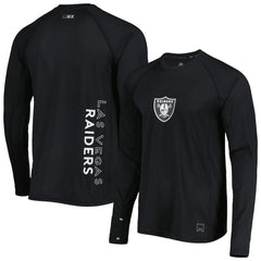 NFL Las Vegas Raiders MSX by Michael Strahan Interval Long Sleeve Raglan T-Shirt