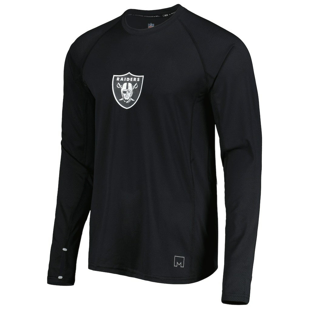 NFL Las Vegas Raiders MSX by Michael Strahan Interval Long Sleeve Raglan T-Shirt