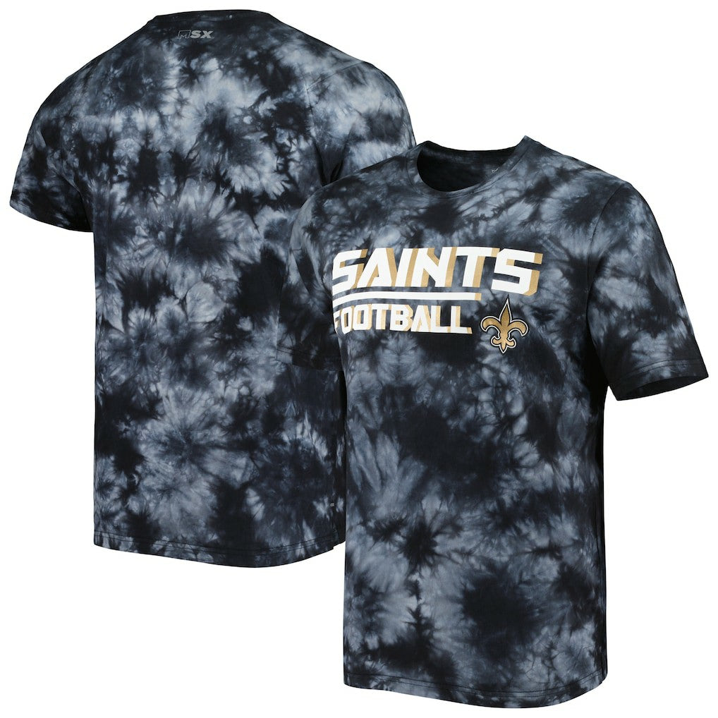 NFL New Orleans Saints MSX by Michael Strahan Recovery Tie-Dye T-Shirt