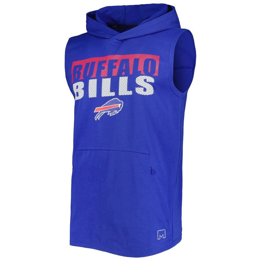 NFL Buffalo Bills MSX by Michael Strahan Relay Sleeveless Pullover Hoodie