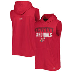 NFL Arizona Cardinals MSX by Michael Strahan Relay Sleeveless Pullover Hoodie