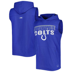 NFL Indianapolis Colts MSX by Michael Strahan Relay Sleeveless Pullover Hoodie