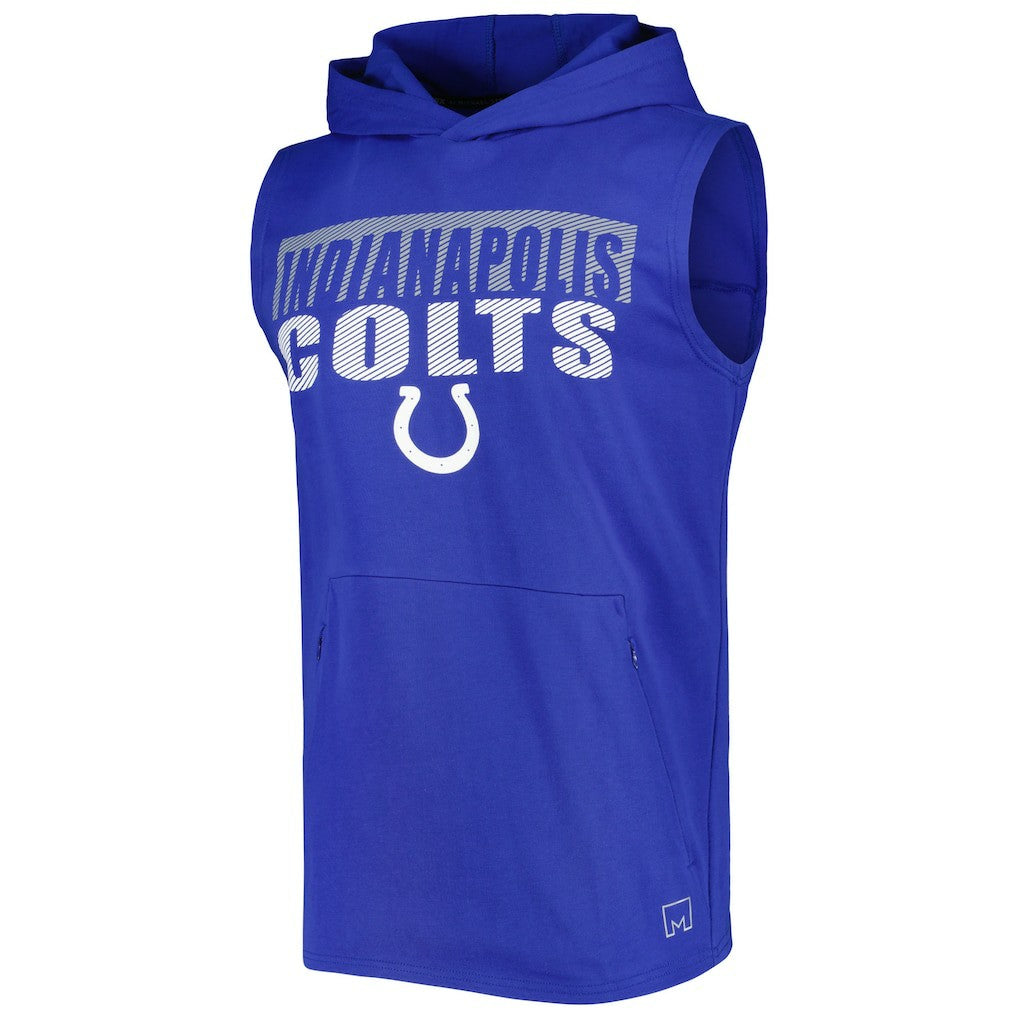 NFL Indianapolis Colts MSX by Michael Strahan Relay Sleeveless Pullover Hoodie