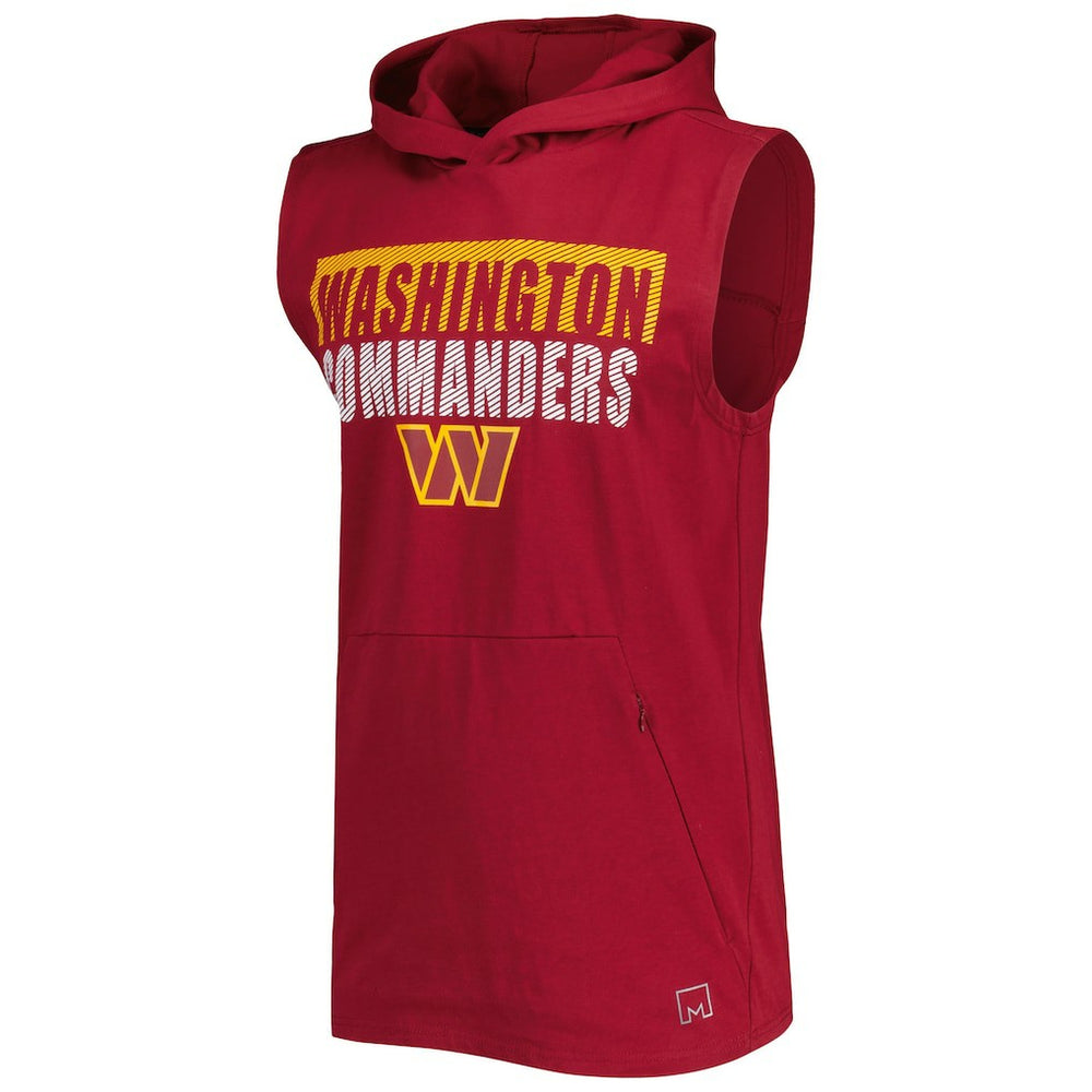 NFL Washington Commanders MSX by Michael Strahan Relay Sleeveless Pullover Hoodie
