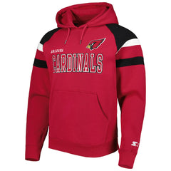 NFL Arizona Cardinals Starter Draft Fleece Raglan Pullover Hoodie