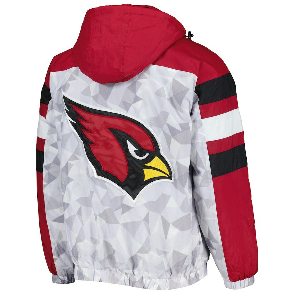 NFL Arizona Cardinals Starter Thursday Night Gridiron Raglan Half-Zip Hooded Jacket