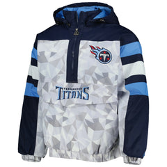 NFL Tennessee Titans Starter Thursday Night Gridiron Raglan Half-Zip Hooded Jacket