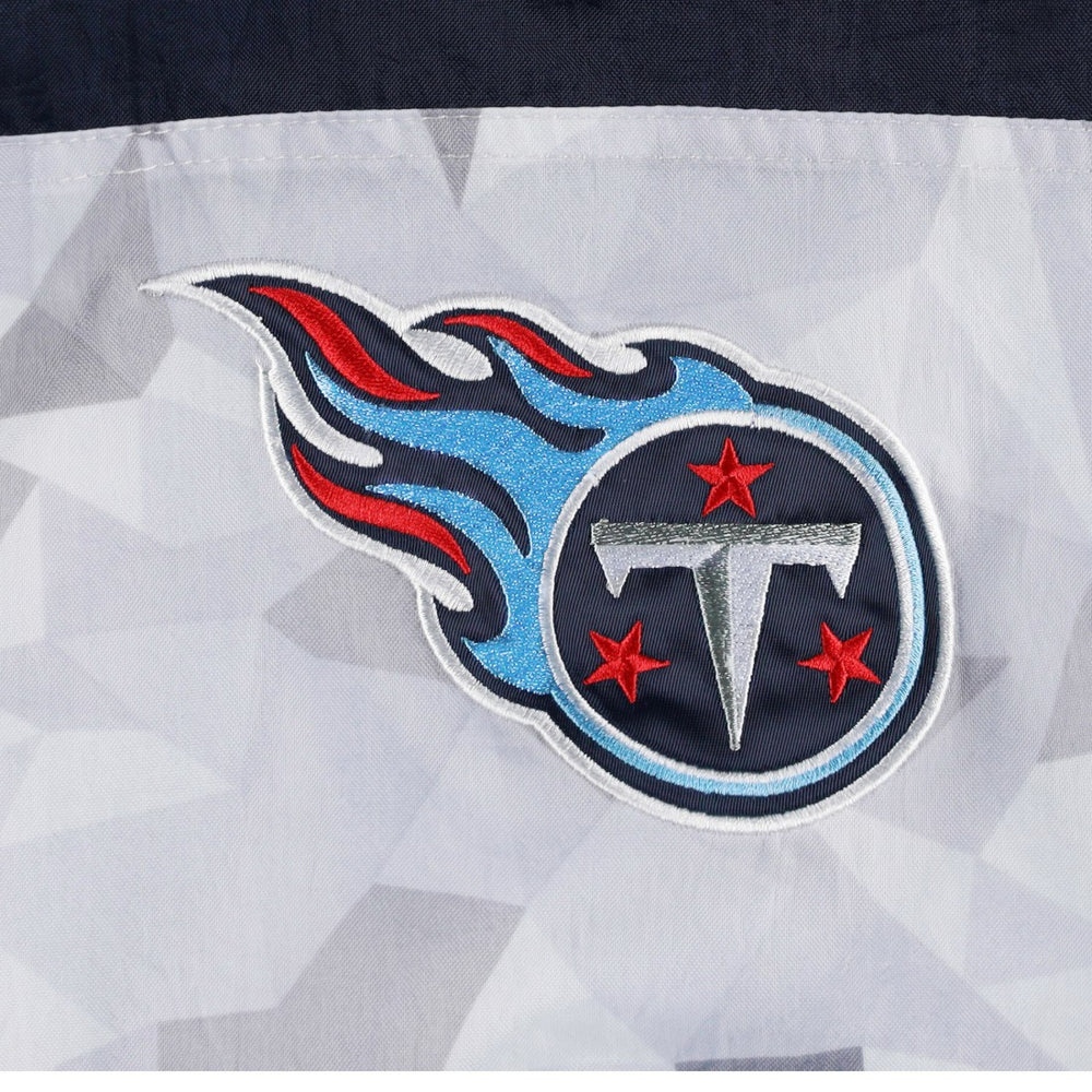 NFL Tennessee Titans Starter Thursday Night Gridiron Raglan Half-Zip Hooded Jacket