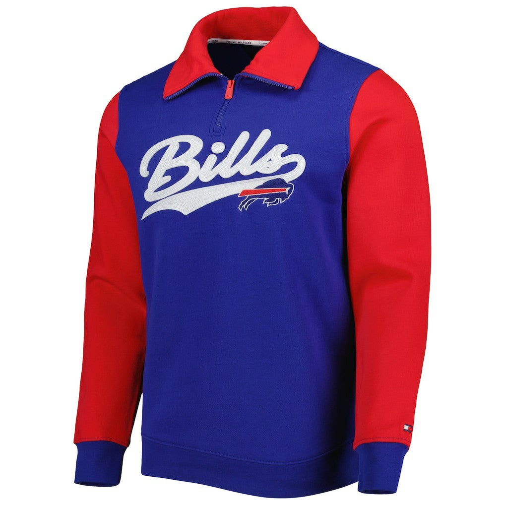 NFL Buffalo Bills Tommy Hilfiger Aiden Quarter-Zip Sweatshirt