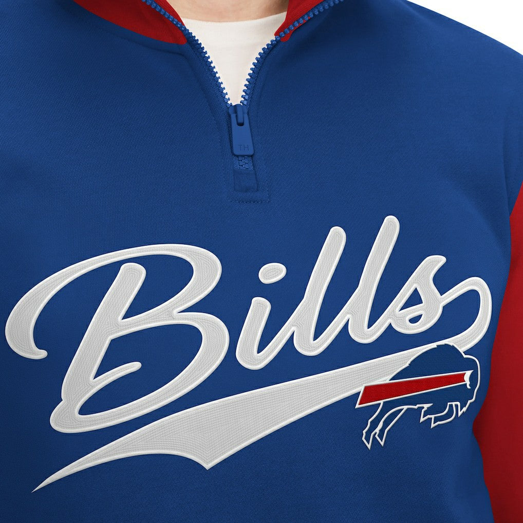 NFL Buffalo Bills Tommy Hilfiger Aiden Quarter-Zip Sweatshirt