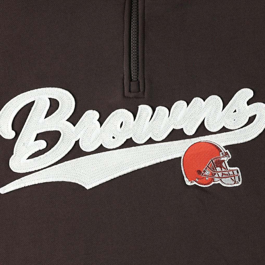 NFL Cleveland Browns Tommy Hilfiger Aiden Quarter-Zip Sweatshirt