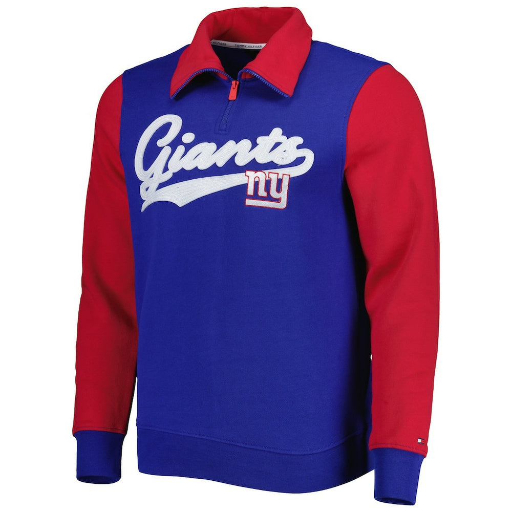NFL New York Giants Tommy Hilfiger Aiden Quarter-Zip Sweatshirt